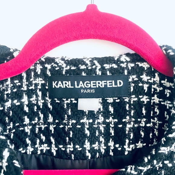 Black & White Tweed Coat - Fully Lined - Gorgeous Excellent Condition - Picture 5 of 16